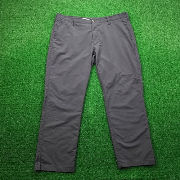 Under Armour UA Match Play Golf Performance Pants Mens 42x30 Black Straight Leg - Picture 1 of 11